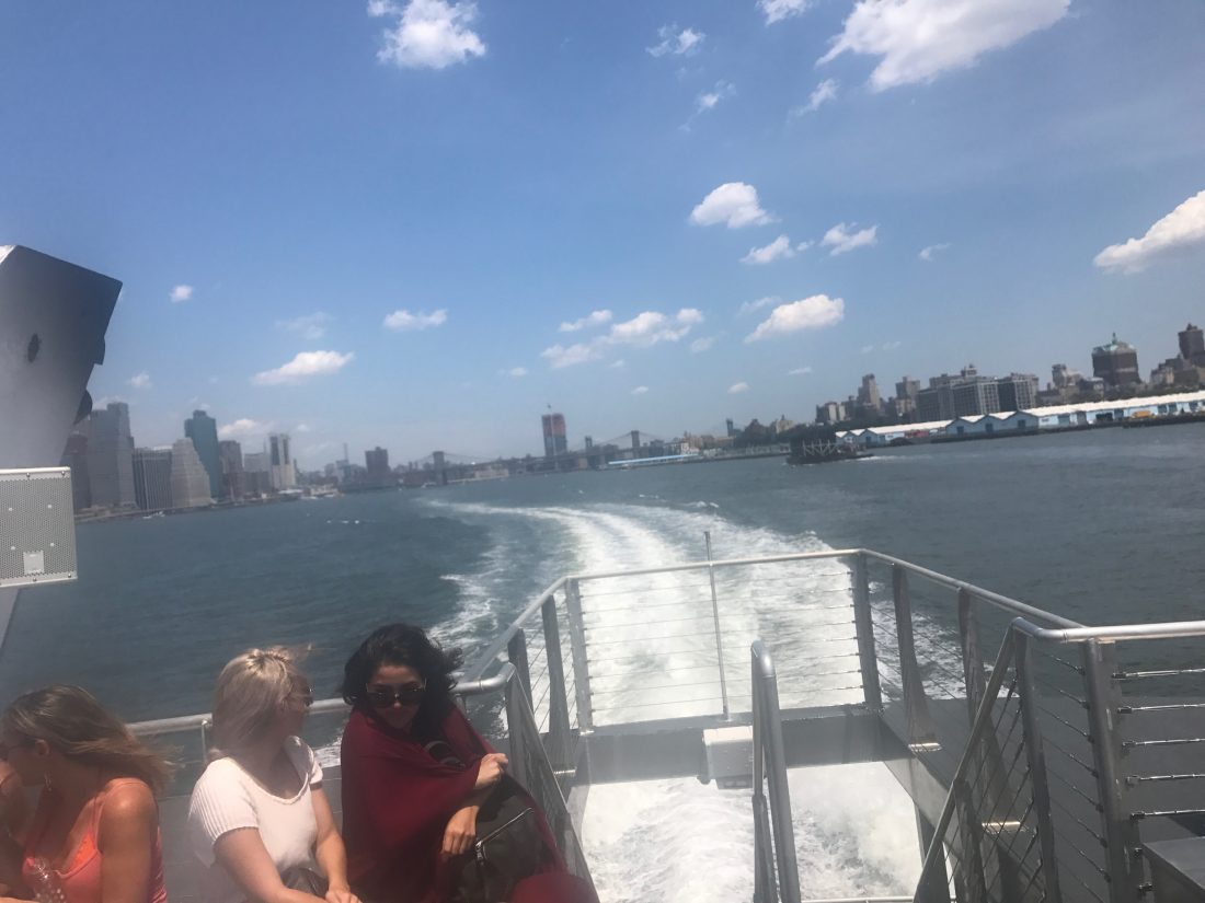 summer in new york water taxi