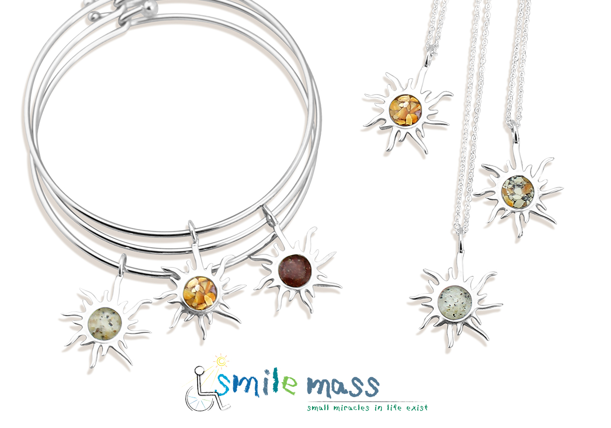 smilemass sunburst to give to charity