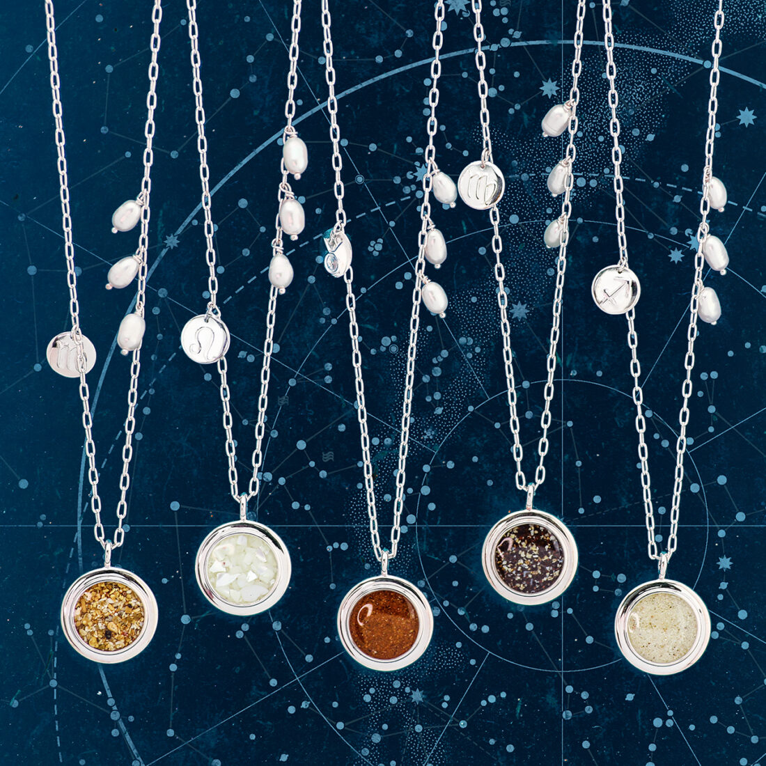 personalized zodiac necklace