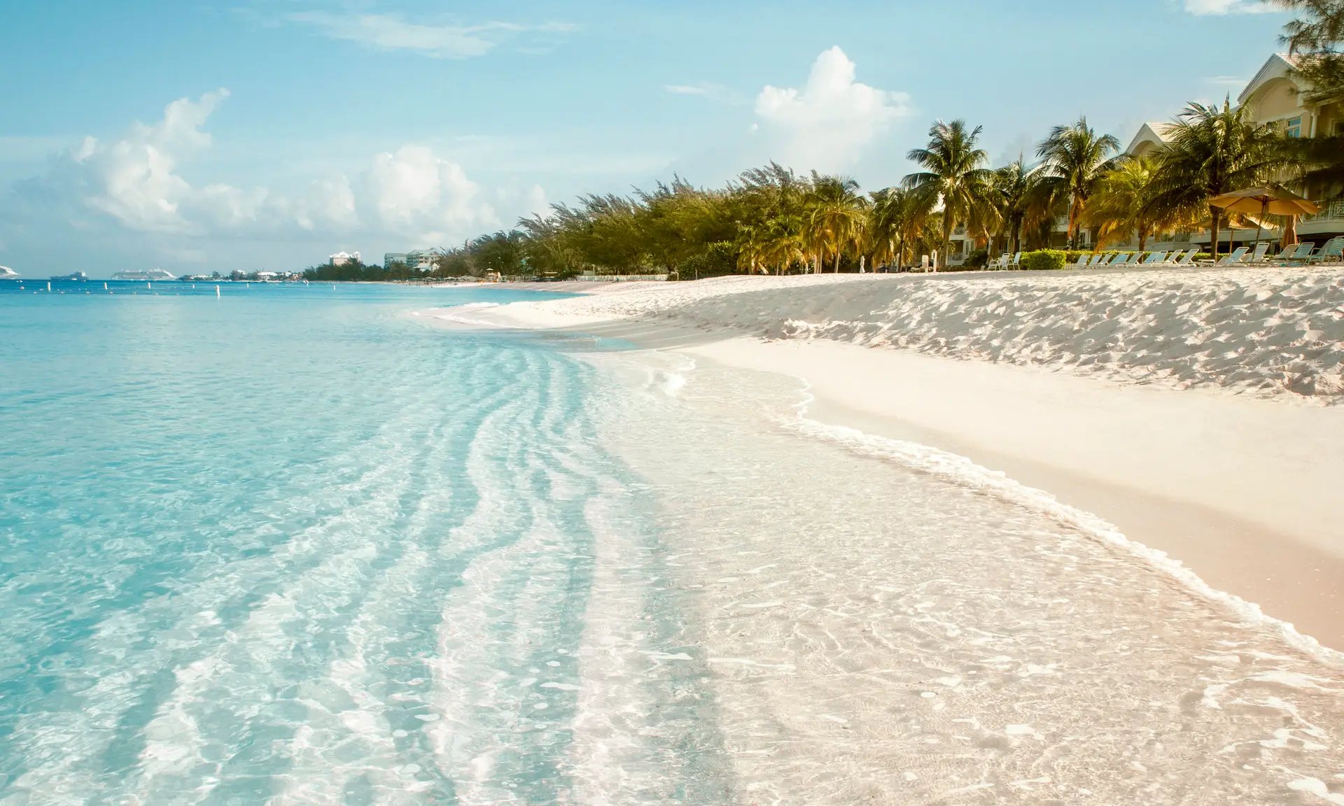 Seven Mile Beach, Grand Cayman, Cayman Islands sand available in Dune Jewelry's Sandbank.