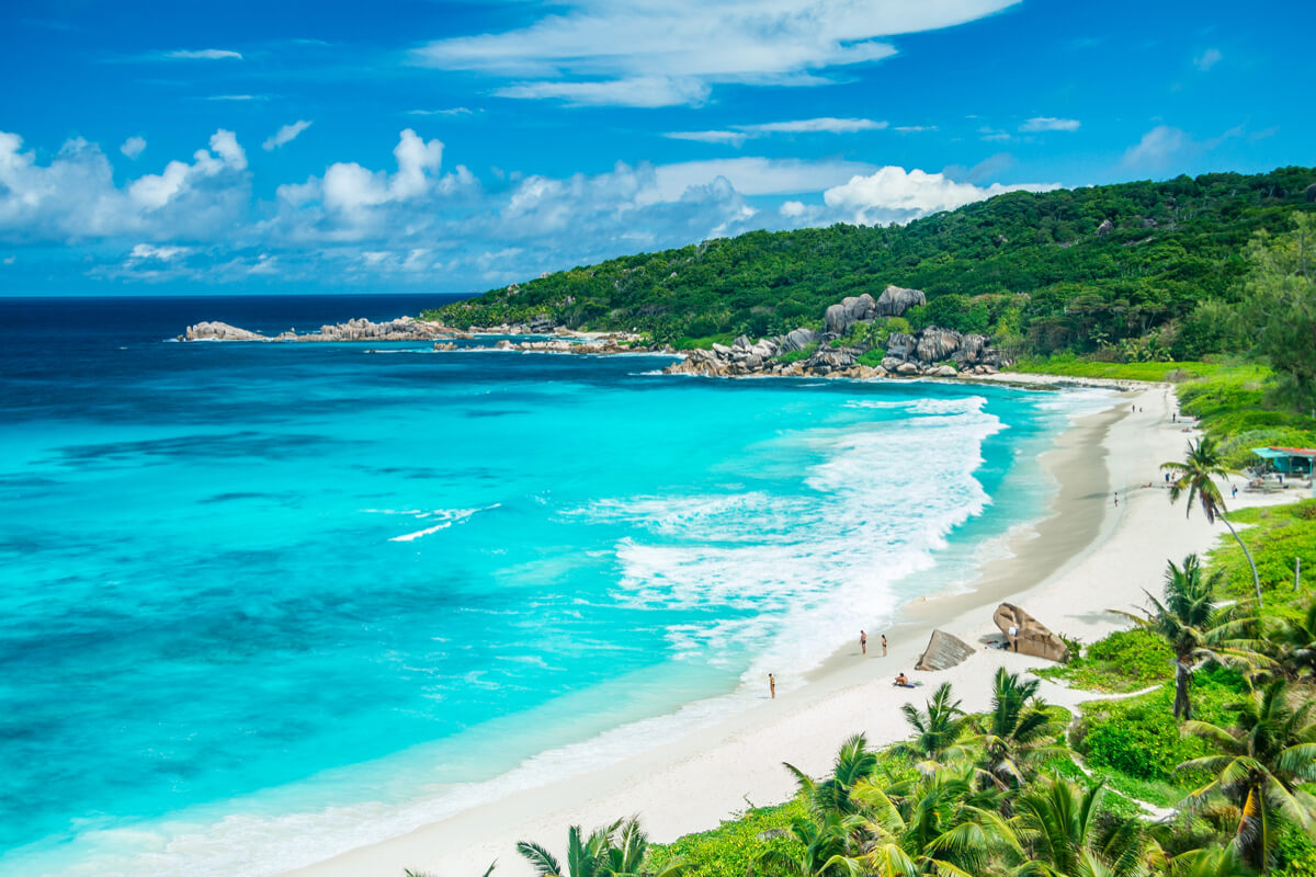 Grand Anse Beach, St. George, Grenada, World's Best Beaches has sand in Dune Jewelry's Sandbank