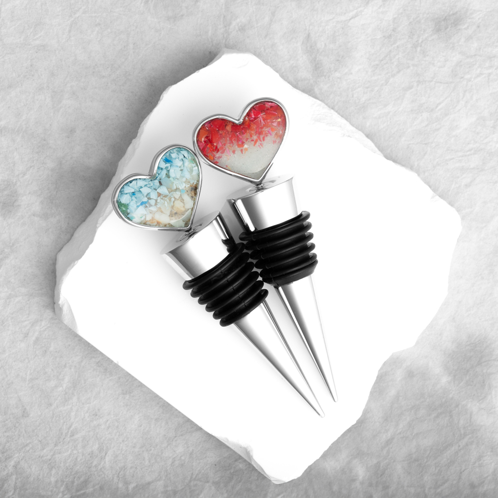 Valentine's Day jewelry and ocean-inspired wine stoppers and home wine accessories featured on this Valentine's Day Gift Guide.