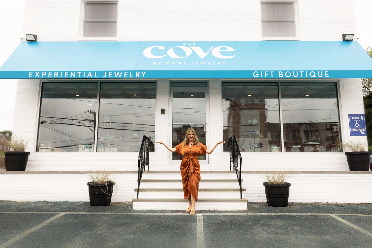 Unique jewelry and coastal gifts in Norwood at The Cove by Dune Jewelry boutique store.