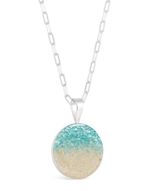 New Jersey Family Names Dune Jewelry's Turquoise Gradient Marina Necklace in their Mother's Day Gift Idea article.