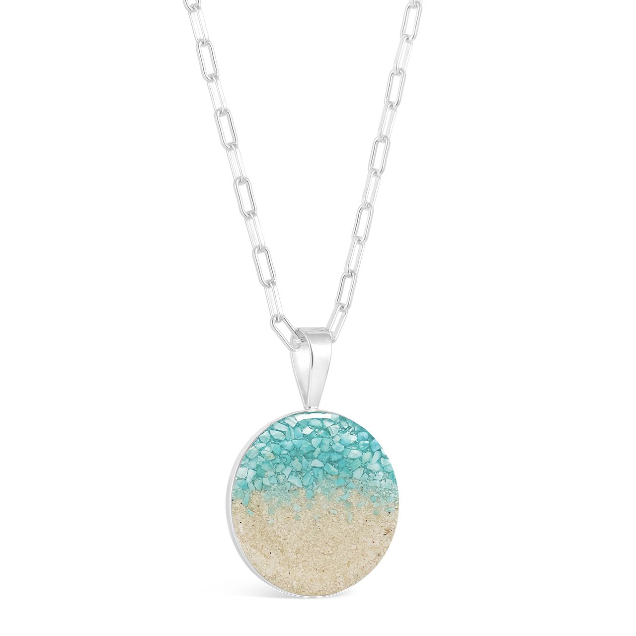 New Jersey Family Names Dune Jewelry's Turquoise Gradient Marina Necklace in their Mother's Day Gift Idea article.