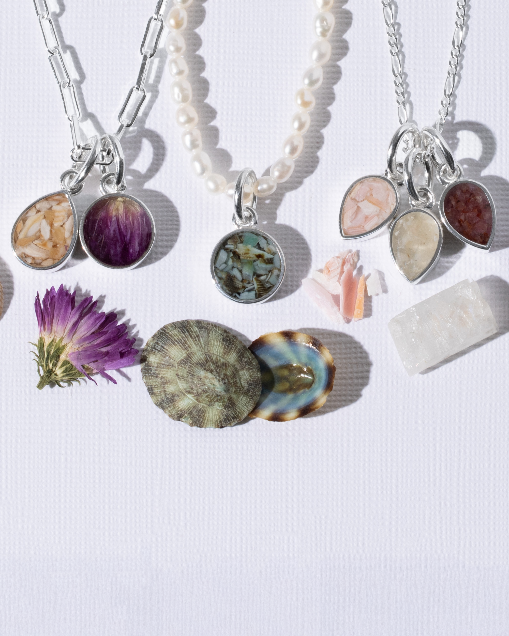 Custom Charm Necklaces, custom beachy necklaces.