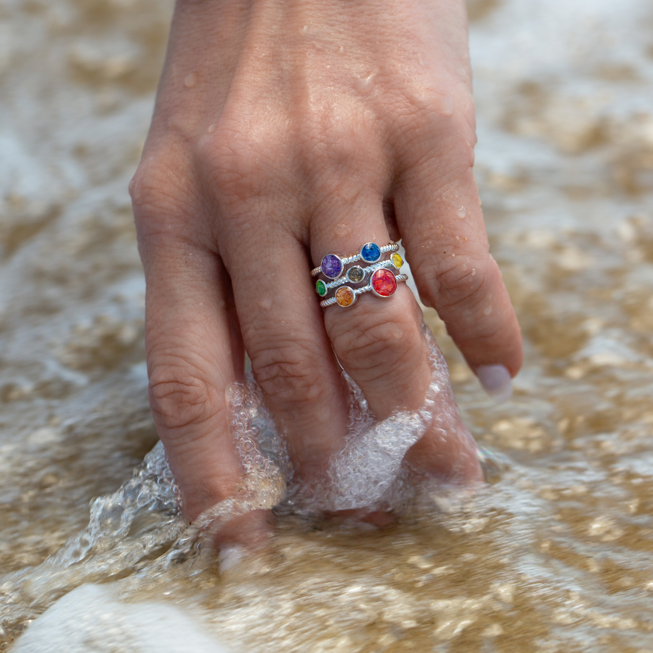 Sustainable ocean jewelry. Beach jewelry.