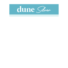 Lagoon Necklace - Dune Silver - Turquoise Gradient