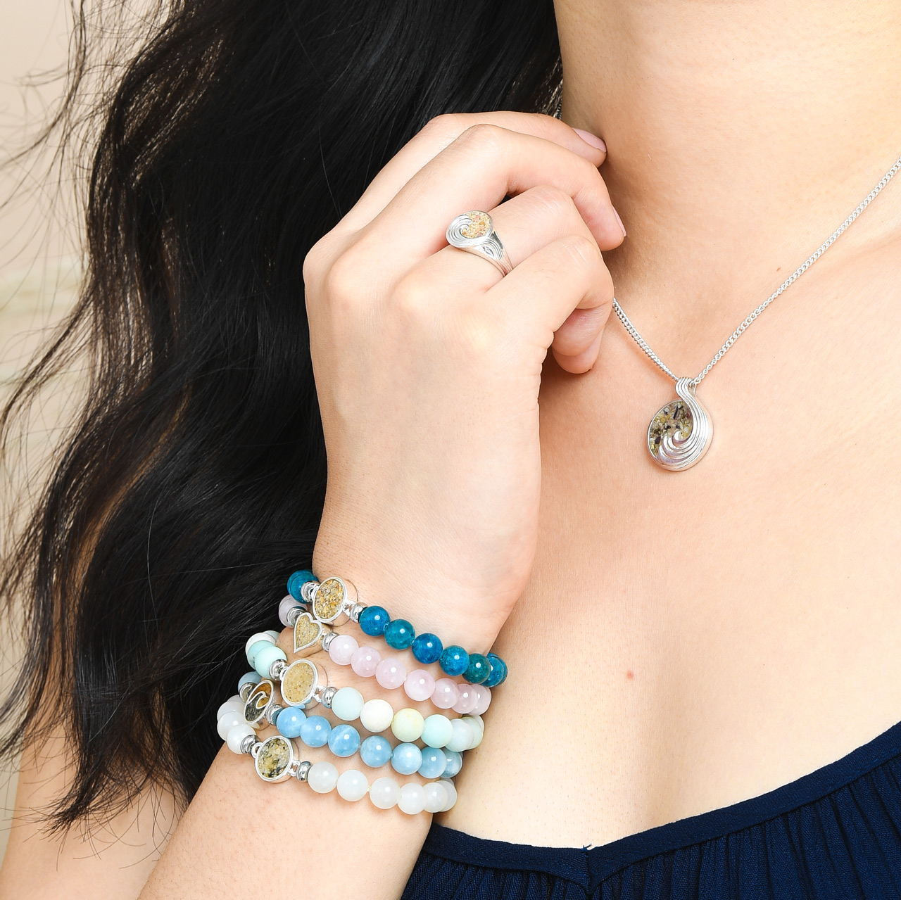 Lapis Lazuli Bracelet Beaded Bracelets for Women Crystal Bracelet,  Packaging Type: Box