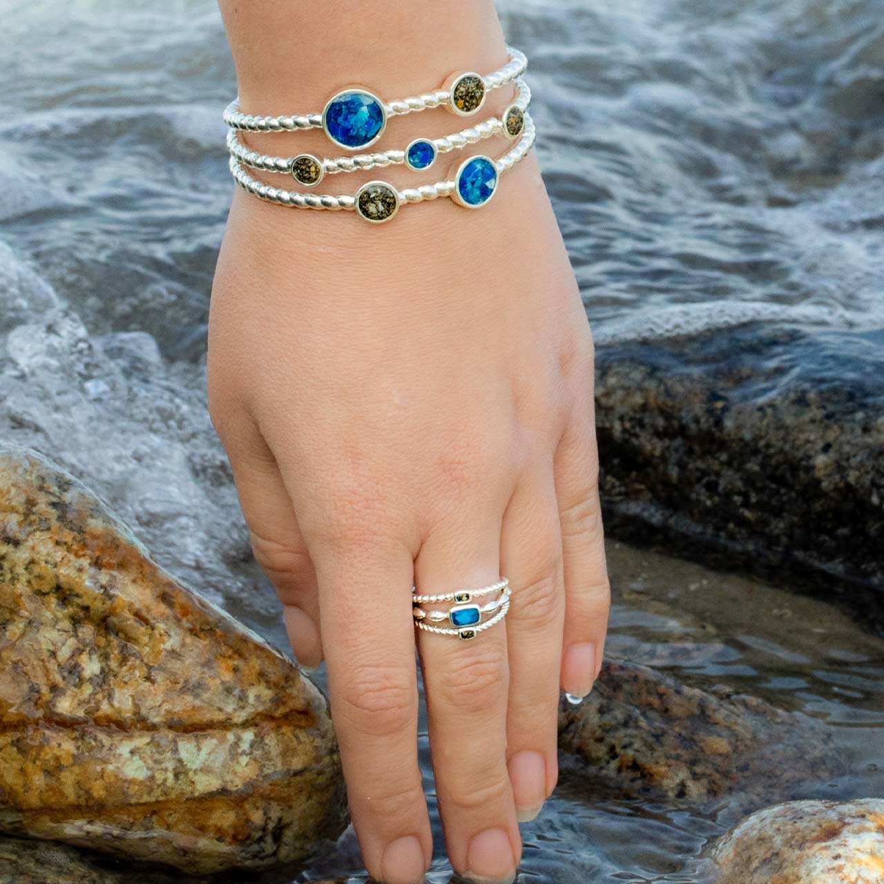 Dune Jewelry x 4ocean - Boho Stack Ring - Bali