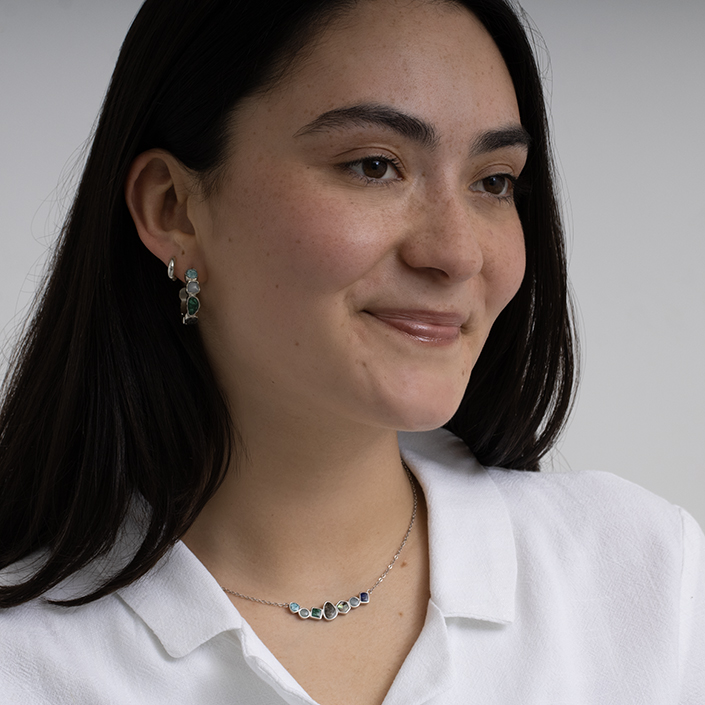 &earth - Earthbound Stationary Necklace - Gold