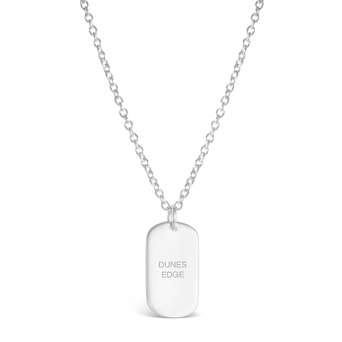 Engravable Necklace - Travel Tag
