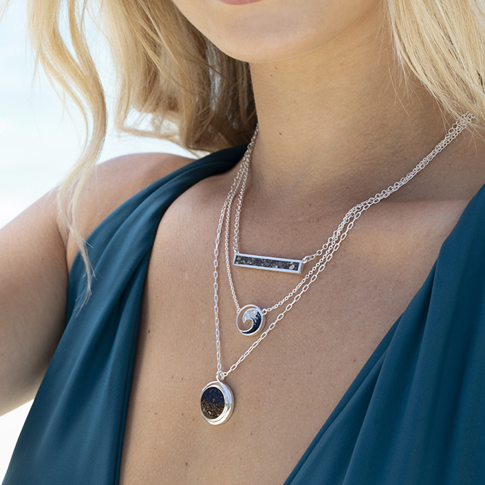 Neptune Necklace - Sapphire Gradient