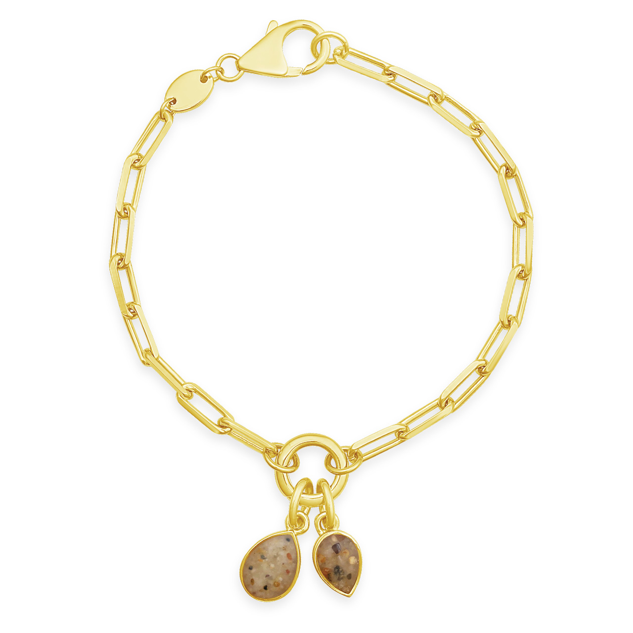 Collectible Travel Treasures™ Simple Charm Bracelet - 14k Gold Vermeil
