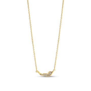 Delicate Dune Sanibel Island Necklace - 14k Gold Vermeil