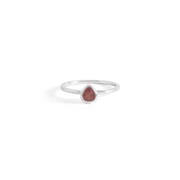 Geometric Stacker Ring - Pear