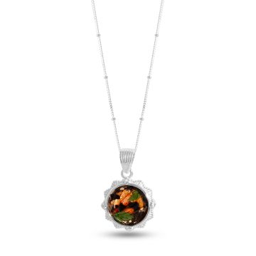 Earth elements jewelry, anniversary jewelry gifts for her. Metamorphosis butterfly necklace. 