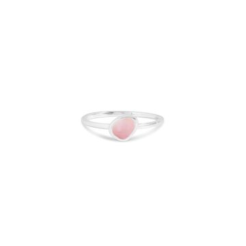 Organic Stacker Ring - Pink Conch Shell
