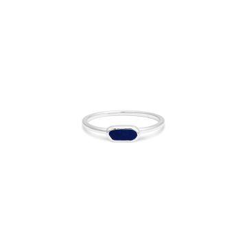 Organic Stacker Ring - Lapis