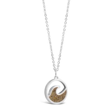 BC - Cresting Wave Necklace - Brass