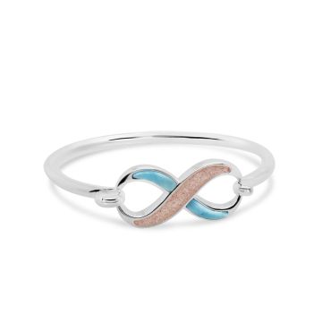 BC - Infinity Bracelet Larimar and Sand