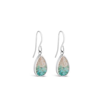 BC - Teardrop Earrings - Turquoise Gradient
