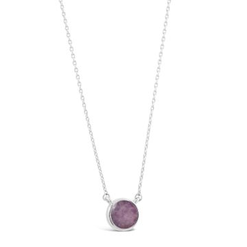 Birth Month Power Stone Necklace - February - Amethyst