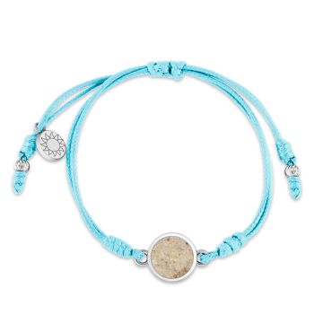 Support Jamaica Hurricane Relief Beaded Bracelet - Touch the World - Blue Sun