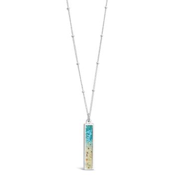 CEI - Dune Bar Necklace - Gloss - Turquoise Gradient