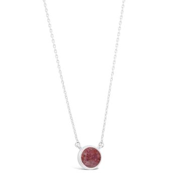 Birth Month Power Stone Necklace - July - Ruby