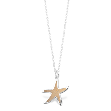 Explorer Delicate Starfish Necklace - Silver