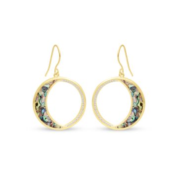 Eclipse Drop Earrings by Tiffany Rice - Dune Gold