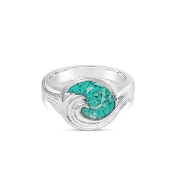 Great Wave Signet Ring 4ocean Plastic