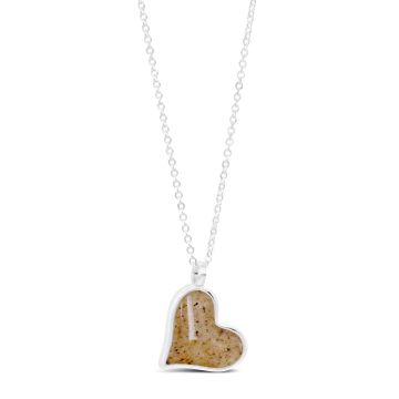 Explorer Heart Necklace - Silver