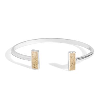 Explorer Bar Cuff Bracelet - Silver