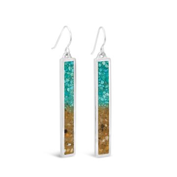 Luxe Dune Bar Earrings - Custom Gradient