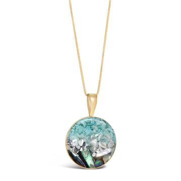 Marina Necklace - Dune Gold - Ocean Gradient