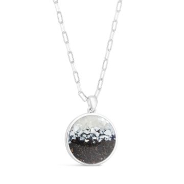The Mediterranean Necklace - Dune Silver - Mother of Pearl Gradient