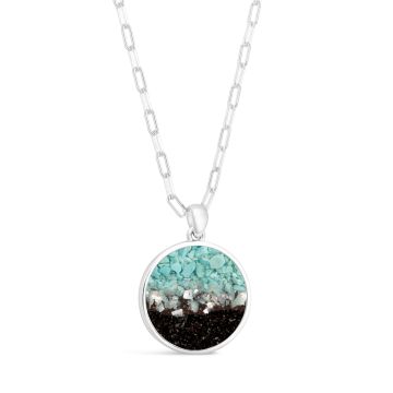 The Mediterranean Necklace - Dune Silver - Ocean Gradient
