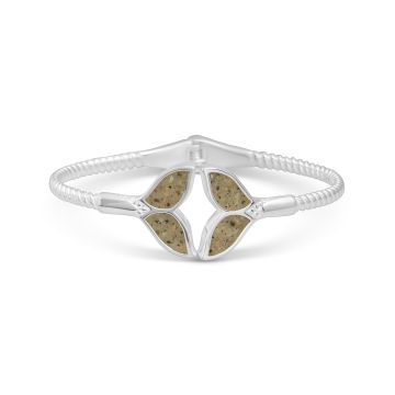 Mermaid Hinge Bracelet - Dune Silver