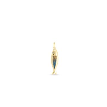 Minnow Pendant - Dune Gold - Alaska Gold Rush Gradient
