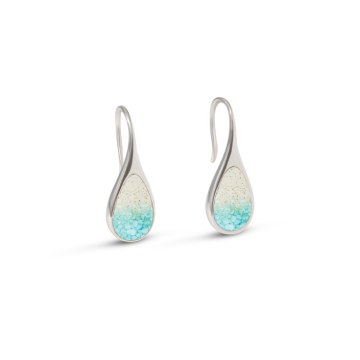 BC - Morning Dewdrop Slider Earrings - Turquoise Gradient