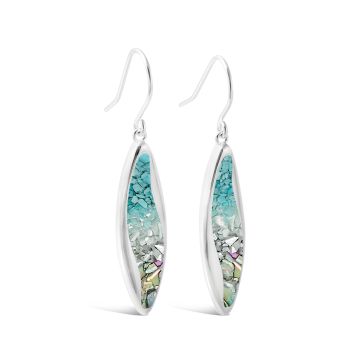 Ocean Current Earrings - Dune Silver - Ocean Gradient