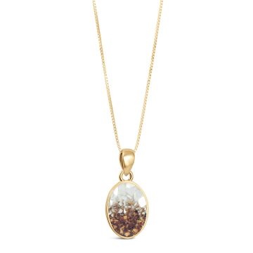 Sandrop Necklace - Dune Gold - Mother of Pearl Gradient