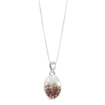 Sandrop Necklace - Dune Silver - Mother of Pearl Gradient
