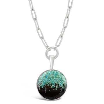 Marina Charm Necklace by Sheena Melwani - Turquoise Gradient