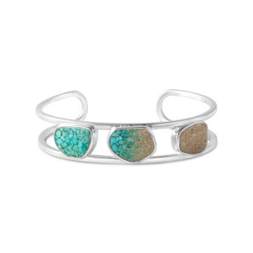 BC - Triple Drop Cuff - Turquoise Gradient