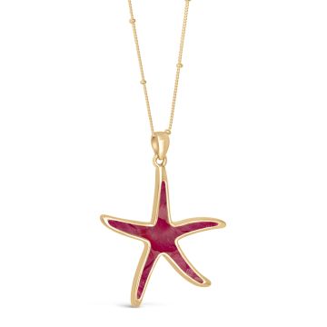 Starfish Necklace - Dune Gold