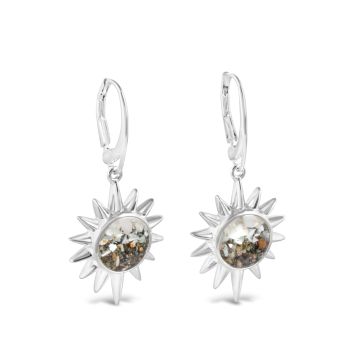 The Sun Earrings - Mother of Pearl Gradient
