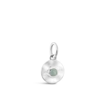 Collectible Travel Treasures Aquamarine Disc Charm